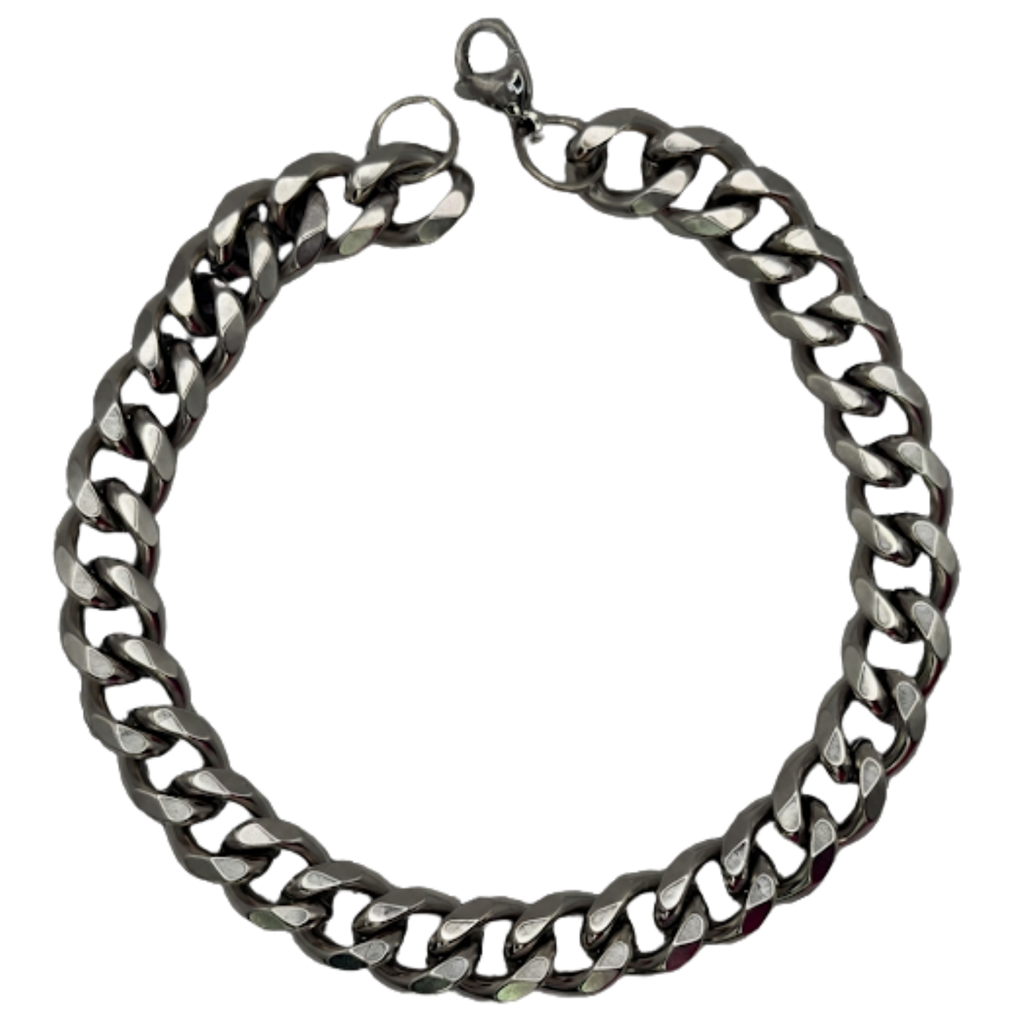 Silver XL Curb Link Bracelet