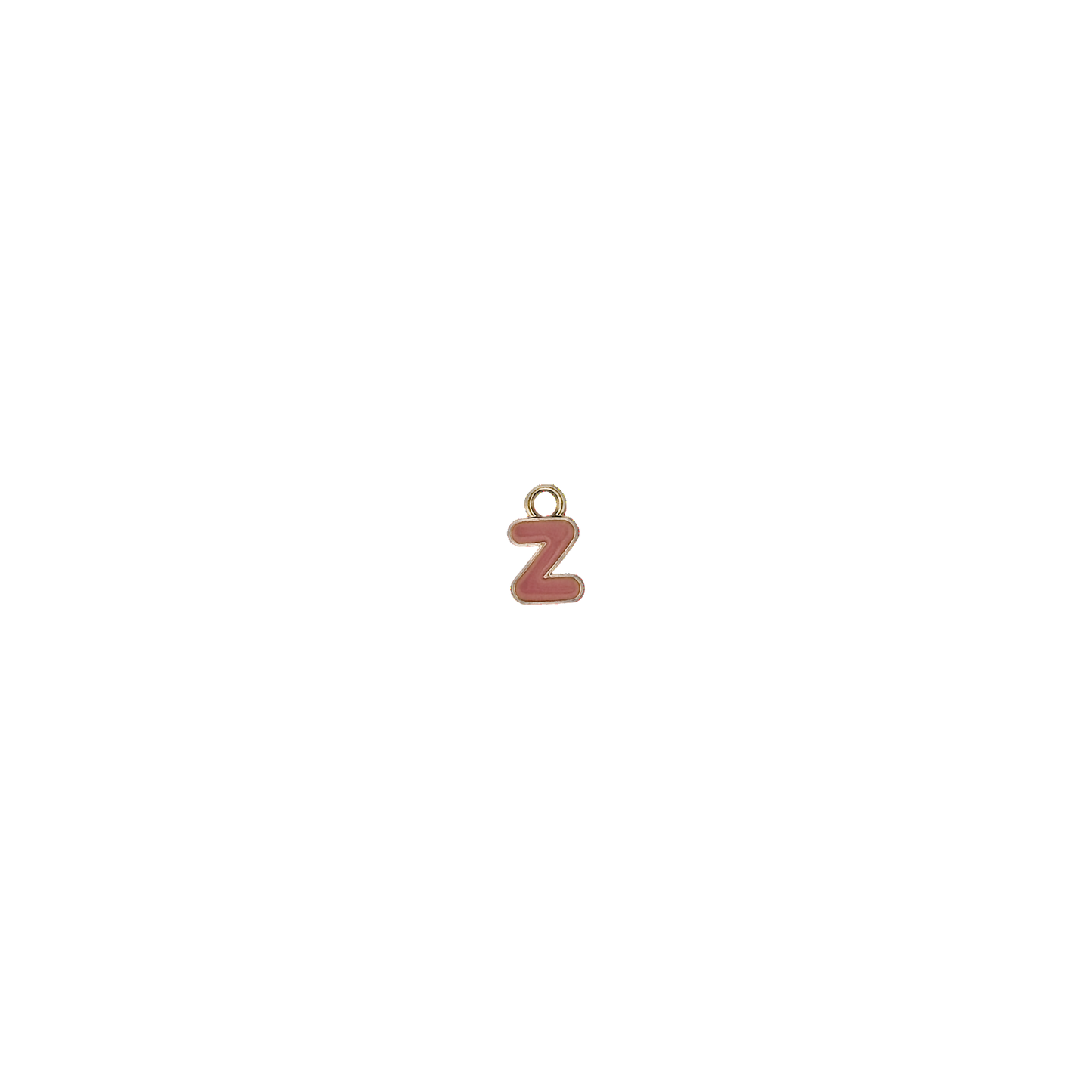 Pink Letter Z Charm